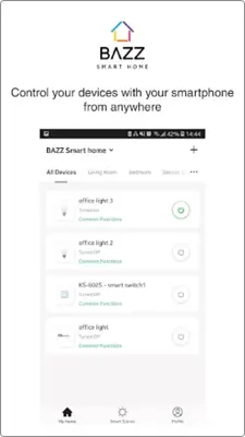 BAZZ Smart Home android App screenshot 2